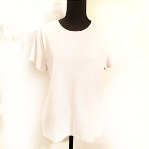 Croft and Barrow white tee shirt size XL